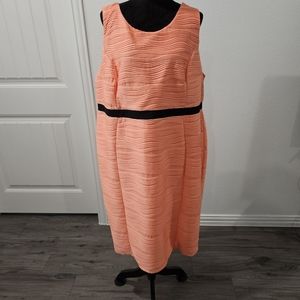 Stunning Peachy-Mango Dream Dress